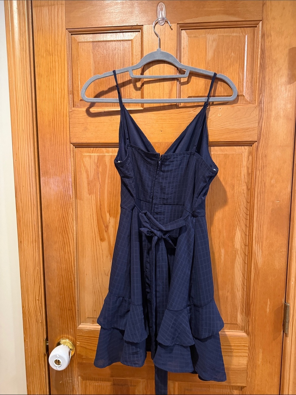 NWT trixxi ruffle mini fit & flare dress size large. - Picture 3 of 9